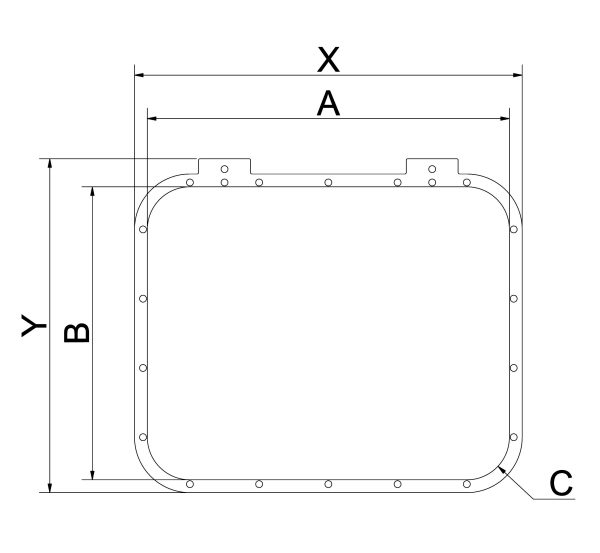 MULTIHULL ESCAPE HATCH WITH INNER FRAME - Image 2