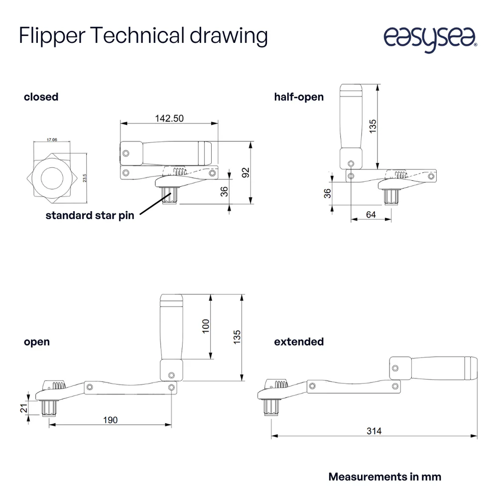 Flipper™ - Foldable Winch Handle - Image 6